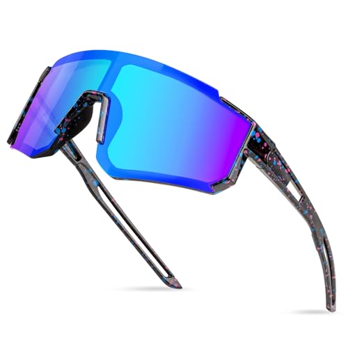 Unisex Kinder Sonnenbrille,Occhiali da ciclismo per bambini,Occhiali da Sole Sportivi