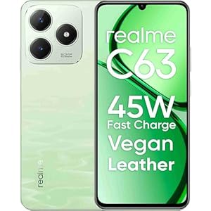 realme C63 4G (Jade Green,4 GB RAM, 64GB Storage) Up to 8GB Dynamic RAM
