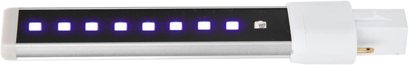 Sonew LED Nail Lamp Bulb, 365+405nm Double Light Source Nail Gel Curing Dryer Light Tube Replacement Lamp Bulb for Nail Dryer Fit All Polish Gels Art Tools