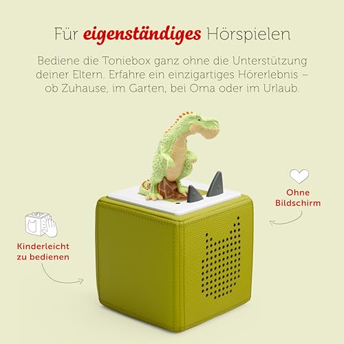 tonies Hörfigur für Toniebox, Gigantosaurus – Mazus Mutprobe, Hörspiel mit 4 Geschichten für Kinder ab 4 Jahren, Spielzeit ca. 52 Minuten