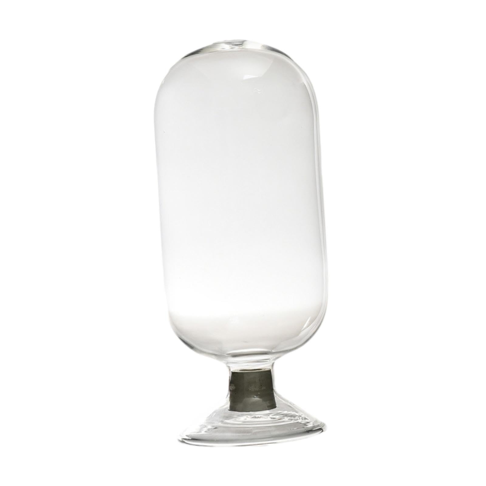 YIXANNX Timeless Decorative Match Clotch Holder Provides Ample Storage And Decorative Arranging Matches In Style Multifunction Matches Jar Cloche Cotton Swabs , Clear , M