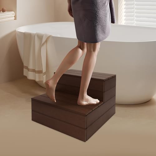 Escalera para bañera 2 pasos antideslizante 15 in miniatura 3