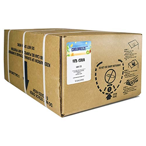 Coolbreeze Beverages 5 Gallon Fcb Bag-In-Box Frozen Drink Machine Flavor Syrup Shelf Stable Ready To Use Bib - Soda Cola Slush #TOP2