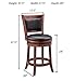 Ball & Cast Swivel Counter Height Barstool 24 Inch Seat Height Cherry Set of 1