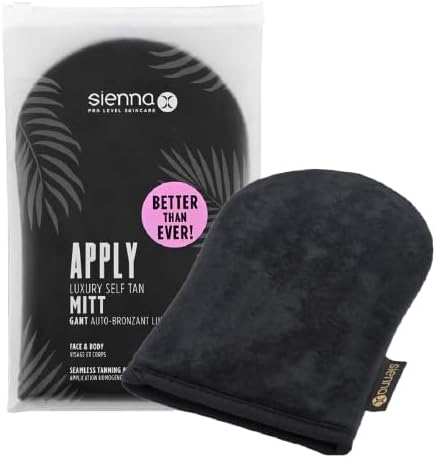 Velvet Luxury Self Tan Mitt. Fake Tan Applicator For Streak Free & Flawless Results. Machine Washable & Waterproof Glove Perfect For Tanning At Home. Suitable For Mousse, Mist And Lotion.