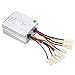 Alomejor Electric Conversion Kit 12V 500W Brushed Motor Controller with Foot Throttle Pedal for Electric Scooters Tricycles