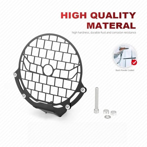 Protection des phares moto R18 cache calandre contre les projections