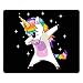 SSOIU Funny Unicorn Gaming Mouse Pad Custom,Unicorn Cute Dabbing Funny Dab Dance Mouse Pad