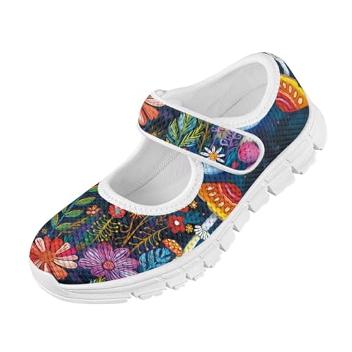 JoyLamoria Floral Ladybug Toddler Mary Jane Shoes - Little Girl Elegant Ballet Flats Perfect for Parties & School Events Fashion Ladybug Dress Shoes3