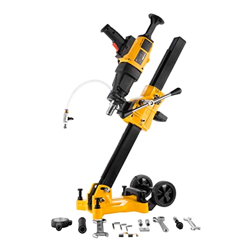 WABROTECH WT112 Kernbohrgerät Handgeführt an Neigbarer Kernbohrständer (60mm) mit Rädern - Diamant Kernbohrmaschine mit… – Bild 5