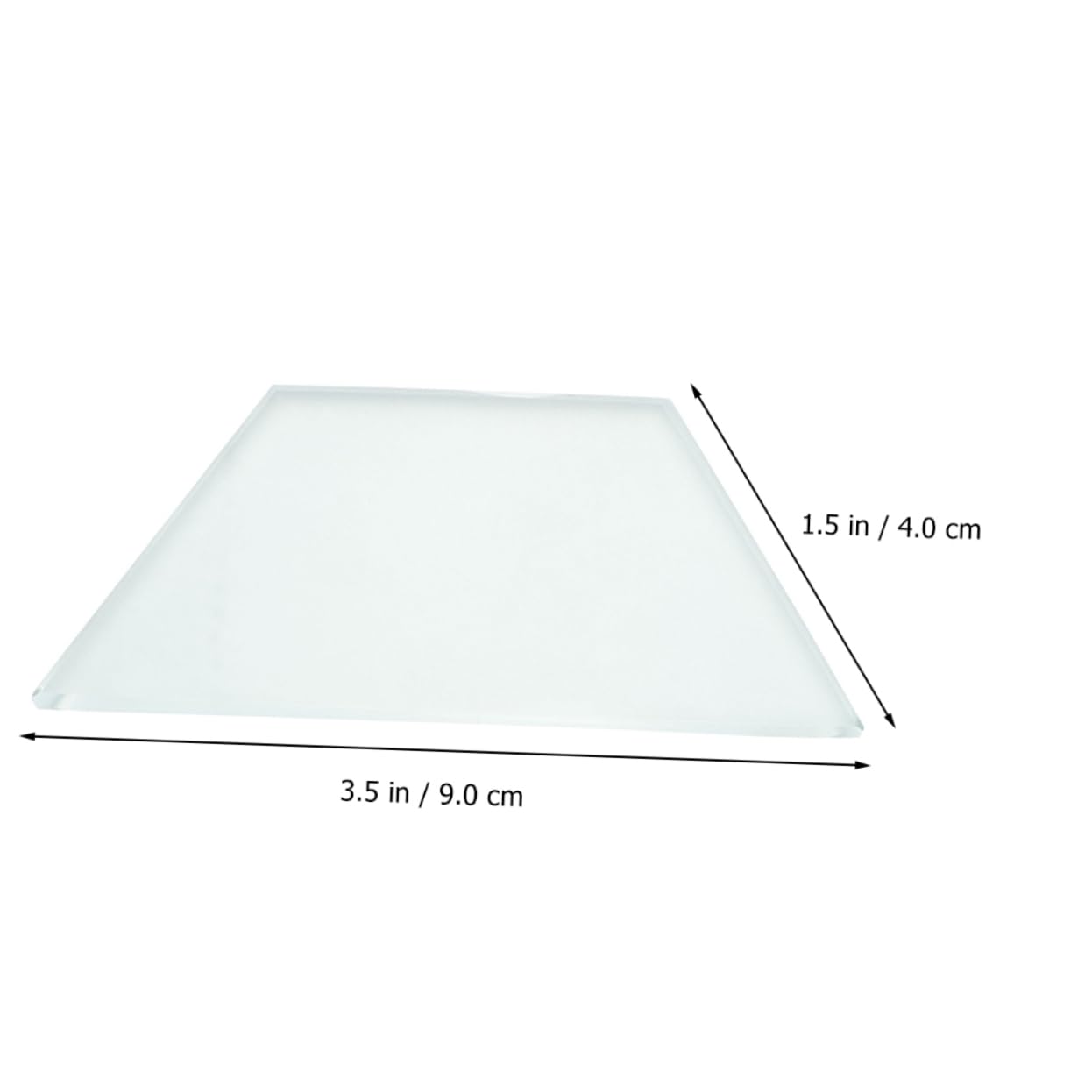 NAMOARLY 3pcs Trapezoidal Glass Block Teaching Instrument Simple Teaching Equipment Teaching Lens Physical Experiment Equipment Student Experiment Equipment Lens for Learning Convex Lens