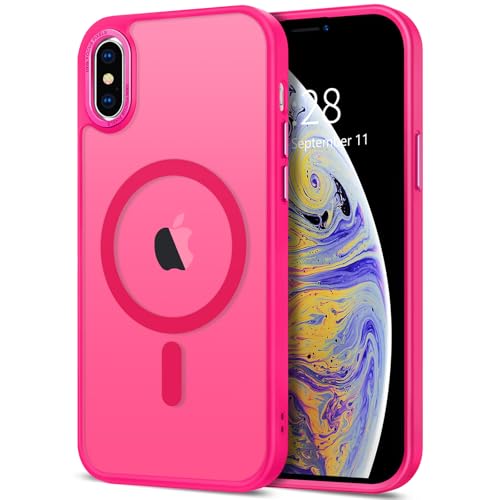 Coque iPhone Xs Max fine antichoc rose pour protéger des chutes