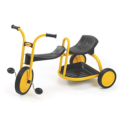 Image of Angeles MyRider Kids Tricycle, Toddler Tricycle with Solid Airless Rubber Tires, Kids Bike for Preschools and Daycare, Tandem Bikes for Ages 3+, 15 inch Tall Seat