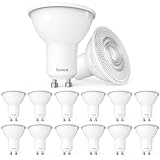 Sunco 12 Pack MR16 LED Bulb, GU10 Dimmable Track Light Bulbs, 5.5W=50W, 3000K Warm White, 550 LM, 25000 Lifetime Hours UL