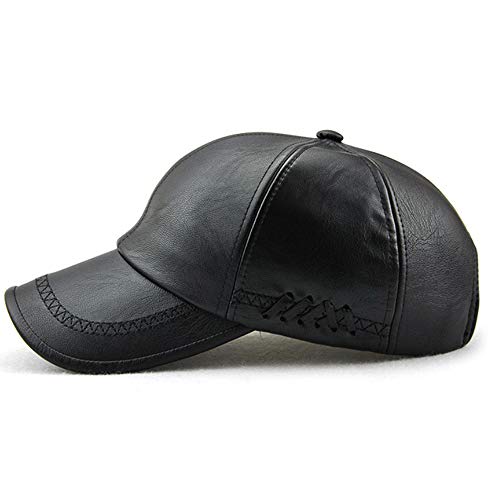 Dewsshine Men Adjustable PU Classic Baseball Cap - Image 8