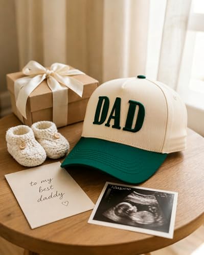 Image of Dad Hats for Men, Vintage Two Tone Hat, New Dad Gifts for Husband, Fathers Day Birthday Gifts from Daughter Son Wife