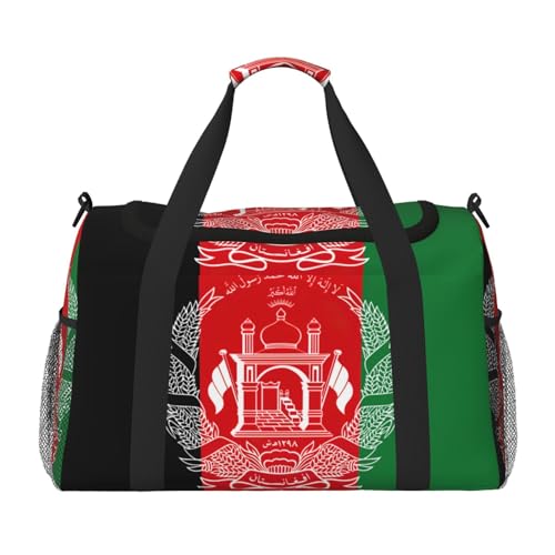 Sac de sport drapeau Afghanistan sous le siège pour éviter les frais de bagage