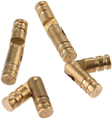 20Pcs Brass Barrel Hinge Hidden Invisible Concealed Hinges for Jewelry Keepsake Box Cabinet Door Barrel Hinges