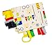 Baby Jack & Co 14x18” Wizard Lovey Tag Toys for Babies - Muggles - House Colors - Learn Wizardry - Soft & Safe - Learn Shapes & Colors - Ideal Baby Toy & Baby Gift - BPA Free w/Stroller Clip