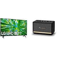 LG Televisor 43UQ80006LB - Smart TV webOS22 43 Pulgadas (108 cm) 4K UHD, Procesador de Gran Potencia 4K a5 Gen 5, Compatible con formatos HDR 10, H y HGiG & Marshall Acton II Altavoz Bluetooth, Negro