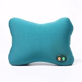 dykaae Electric Massage Pillow, 5 Modes Soft Vibration Neck Back Kneading Massager Shoulder Massager Lower Back Massager Shiatsu Back Massager for Home Car Use