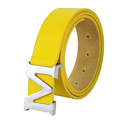 Women’s Removable M Buckle Belt for Jeans Dress Halloween Cosplay