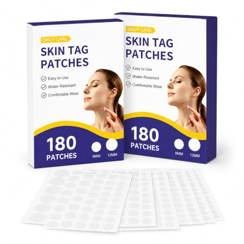 Skin Tag Patches, 360 Count, 2 Pack, Thin Flexible and Easy to Apply
