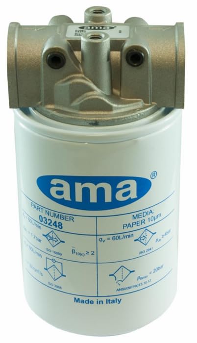 Hydraulic Filter Spin-ON with 3/4 25 Micron Screw Cartridge from Ama - Image 4