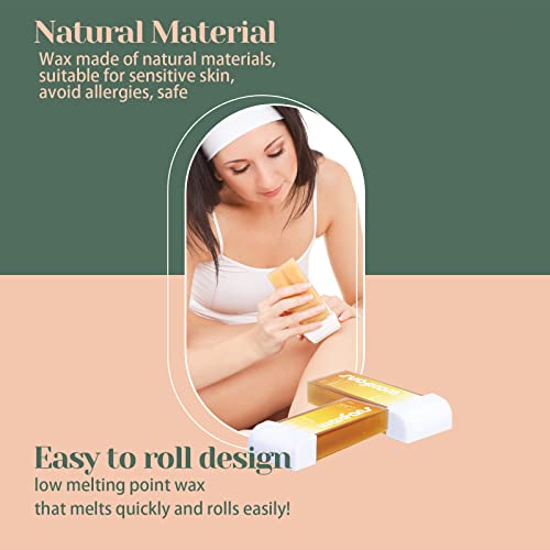 Waxfans Waxing,Easy To Use,Waxing Kit For Women Men,Suitable For Beginners Waxing At Home,Long-Lasting Hair Removal Effect Enjoy Sexy Skin,Great Gift Waxing Kit #TOP1