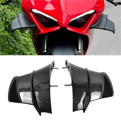 Ailettes de carénage carbone pour stabiliser la Ducati Panigale V4R sur piste