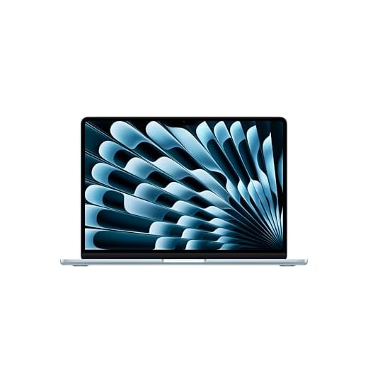 Apple 2025 MacBook Air (13-inch, Apple M4 chip with 10-core CPU and 8-core GPU, 16GB Unified Memory, 256GB) - Sky Blue