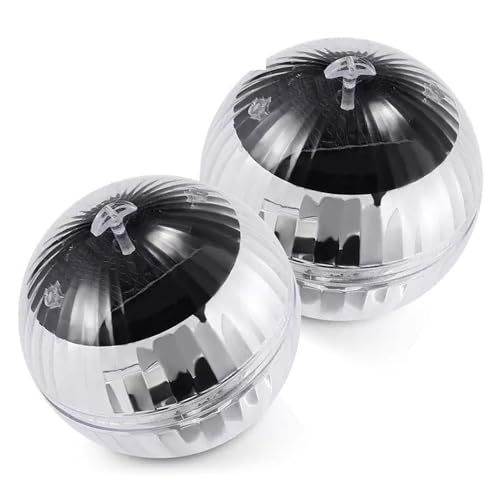Lumières solaires flottantes de piscine LED couleur dynamique télécommandées x2