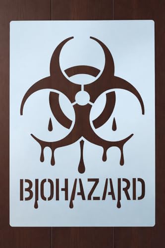 Mastering Spotify for Artists: Unleash Your Potential 6 Biohazard Stencil – Hazard Symbol Pattern Design Template Reusable Art Stencil for Painting, Crafting and DIY Projects (3 pcs Set)