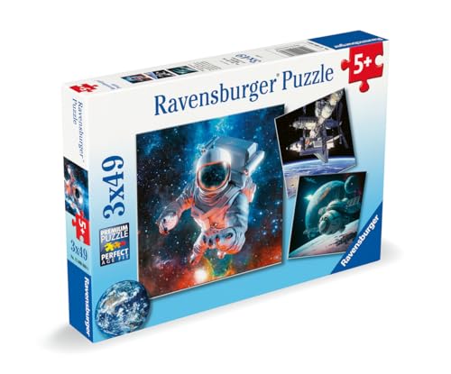Puzzles 3x49 pièces : Aventure dans 'espace Ravensburger France - vue 7
