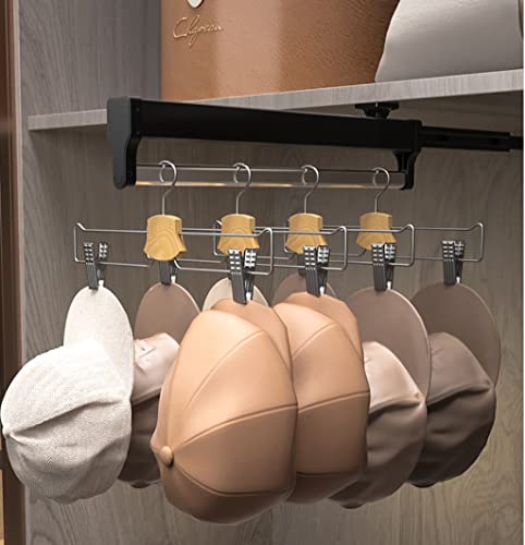 Tringle à vêtements coulissante en métal noir, l'excellence pour votre placard