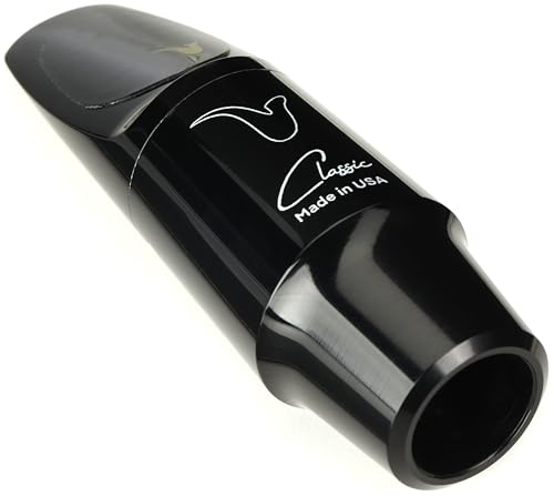 Image of BetterSax Classic Alto Saxophone Mouthpiece Made in the USA, Hand-Finished, Reed Friendly. Ideal for beginners in Concert band, Jazz band and Marching band | Made in the USA, Hand-Finished, Reed Friendly, Ideal for beginners in Concert band, Jazz band and Marching band
