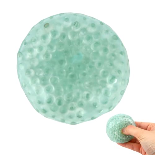 lasuroa Bolas Anti-Estrés Hechas a Mano, Bola Blanda Crujiente con Sonido Juguete Sensorial Aliviar Ansiedad para Mujeres Hombres Juguete Fidget Divertido para Escuela Hogar Oficina