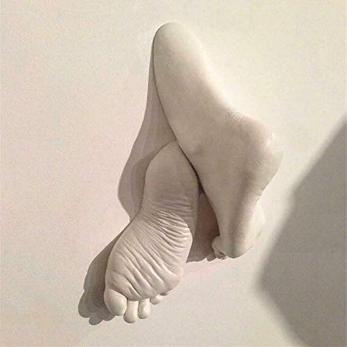 UISI Escultura de parede com arte de anjo 3D, estátua de decoração de parede, estátua de decoração d