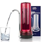 APEX MR-1030 Countertop Water Filter, 3 Stage GAC Calcite KDF-55 Water Filter for Sink, Easy Install
