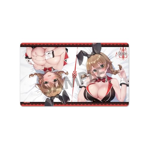 Tapis en caoutchouc Hanana Bunny Garden dessiné pour entrée et extérieur