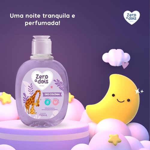Zero a Dois, Colônia Infantil, Aroma Baby Lavanda, 150ml