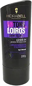 Hidrabell Leave-in Creme de Pentear 50 Tons de Loiro Protetor Térmico 285g - Desamarela | Preserva Loiro Brilhoso e Saudável