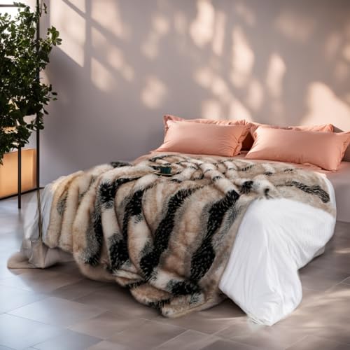 inchgrass Fox Faux Fur Blanket