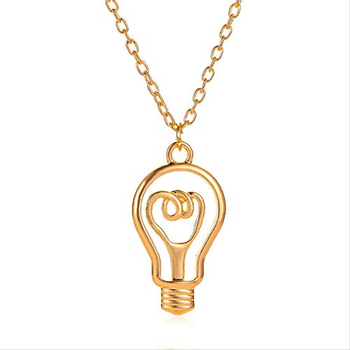 Preisvergleich Produktbild chachacha Schmuck Kreative Glühbirne Herstellung Anhänger Halskette Einfache Set Schlüsselbein Kette Weiblich