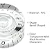 Musiin Electric Guitar Volume Tone Compatible with Les Paul Epiphone Control Knob Caps, Barrel-Shaped LP Style of Durable Plastic Material Sturdy and Long-Lasting (Transparent)