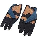 de Ciclismo con Dedos Completos, 1 par de de Motocicleta Antideslizantes con Pantalla Táctil para Hombres y Mujeres Primavera Otoño Invierno (L)