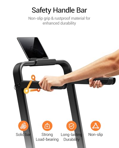 Image of 5-in-1 Walking Pad Treadmill with 17% Incline, Quiet Under Desk Treadmills for Home & Office, Compact Foldable Treadmill with Handles and 3.0HP Brushless, 330 LBS Capacity