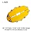 EAGRI 4Pcs Car Brake Caliper Covers for BMW 3 Series E90 E91 LCI 325i 335i 2009-2012, Vehicle Disc Rotor Protectors Auto Exterior Modification Styling Accessories,L-Yellow