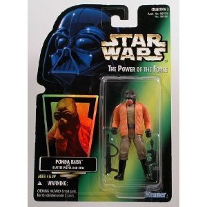 1996 Hasbro Star Wars Ponda Baba Card Holo Foil - vue 2