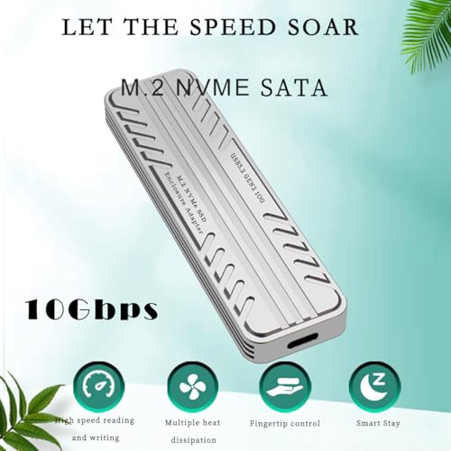 Gabinete M.2 NVMe SSD USB3.2 Gen2 10Gbps PH882JS miniatura 5
